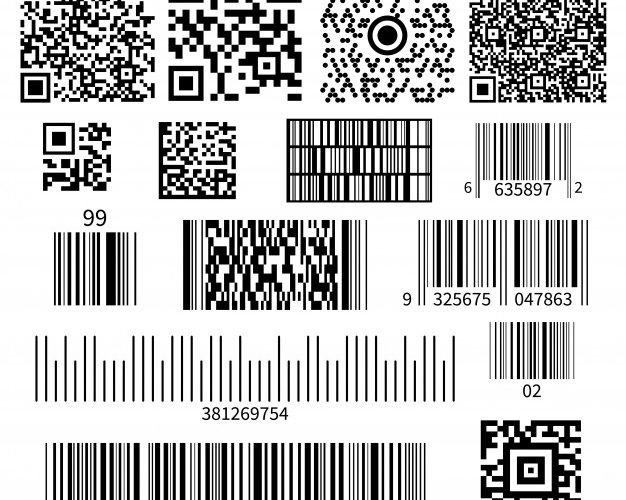 Bar Code Types Set