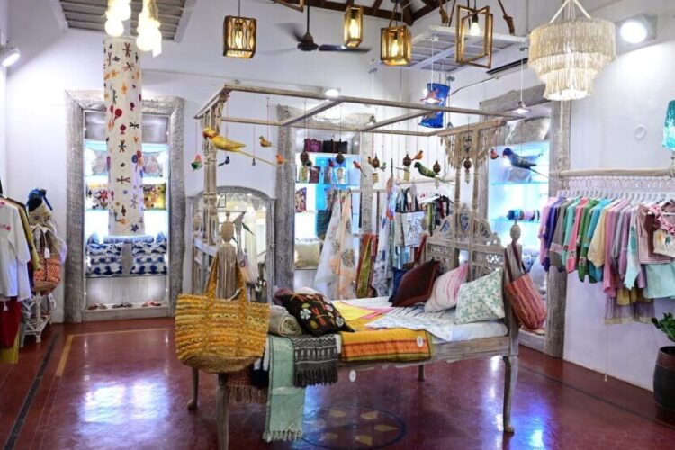 Siroi Lifestyle - Goa Store Interior. Branch of Sapna Kabra Art Studio
