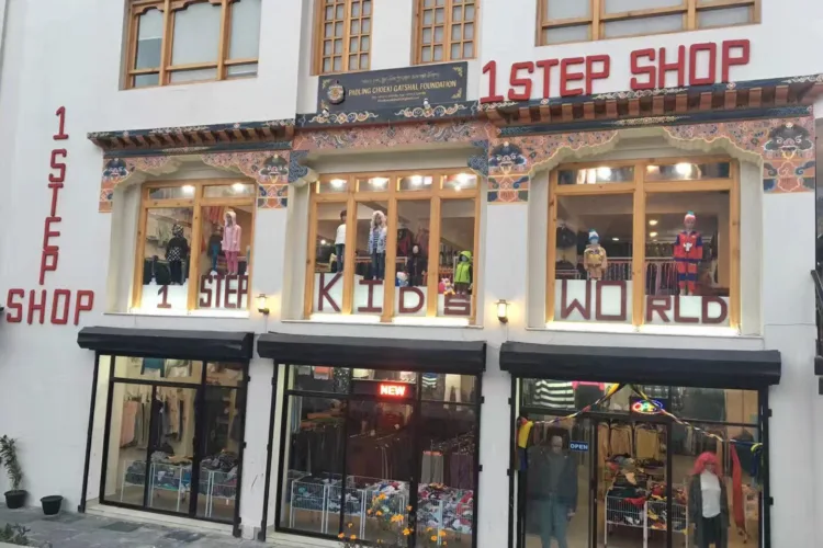 1 Step Shop front view in Thimphu, Bhutan