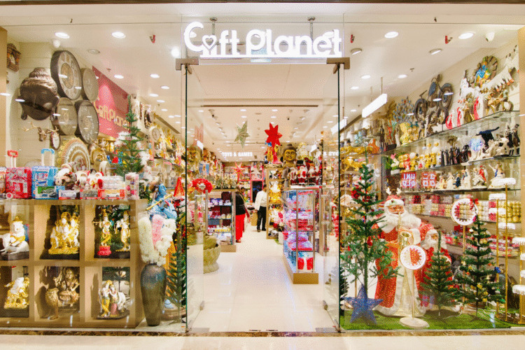 Front of Retail Store for Gifting Items in India