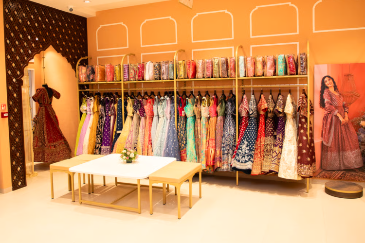 Indian designer ethnic wear boutique interior
